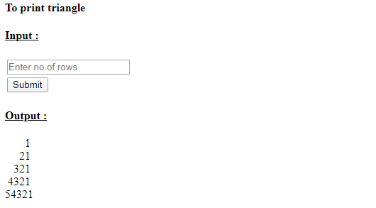 SkillPundit: PHP To Print Number Triangle SkillPundit: PHP To print number triangle