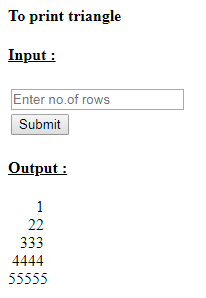 SkillPundit: PHP To Print Number Triangle SkillPundit: PHP To print number triangle
