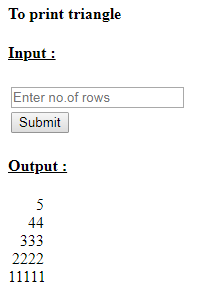 SkillPundit: PHP To Print Number Triangle SkillPundit: PHP To print number triangle