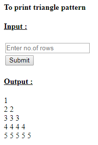SkillPundit: PHP To Print Number Triangle SkillPundit: PHP To print number triangle