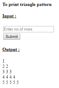 SkillPundit: PHP To print number triangle