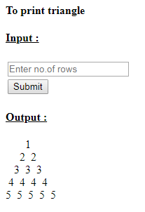 SkillPundit: PHP To Print Number Triangle SkillPundit: PHP To print number triangle