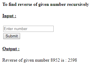 SkillPundit: PHP To Find the Reverse of Given Numbers Using Recursion SkillPundit: PHP To Find the Reverse of Given Numbers Using Recursion