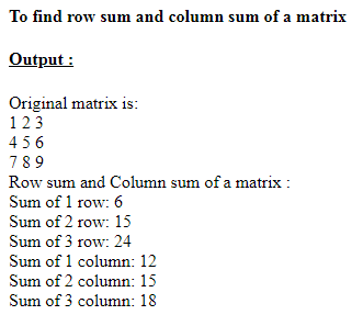 SkillPundit: PHP To Find Row Sum and Column Sum of Given Matrix SkillPundit: PHP To find Row sum and Column sum of given matrix