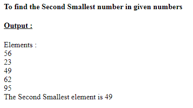 SkillPundit: PHP To Find the Second Smallest of the Given Numbers SkillPundit: PHP To Find the Second Smallest of the Given Numbers
