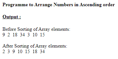 SkillPundit: PHP To Sort the Elements in Ascending Order