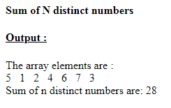 SkillPundit: PHP To Find the Sum of N Distinct Numbers SkillPundit: PHP To Find the Sum of N Distinct Numbers