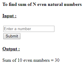 SkillPundit: PHP To Find the Sum of N even Numbers SkillPundit: PHP To Find the Sum of N even Numbers