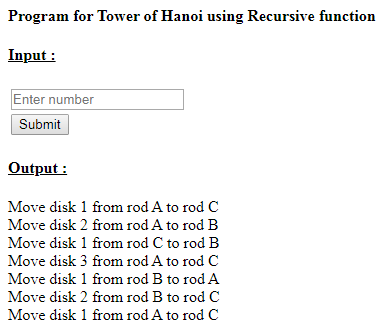 SkillPundit: PHP To Solve Tower of Hanoi Using Recursion SkillPundit: PHP To Solve Tower of Hanoi Using Recursion