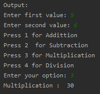 How to perform arithematic operations using Switch Case SkillPundit