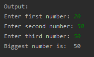 SkillPundit: Python Program To find Biggest of given three numbers To find Biggest of given three numbers SkillPundit