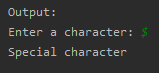 To check given Input is Digit or UpperCase or LowerCase or Special Character using Switch Case SkillPundit