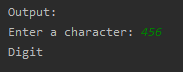 SkillPundit: Python Program To check given Input is Digit or Uppercase or Lowercase or Special Character To check given Input is Digit or UpperCase or LowerCase or Special Character SkillPundit