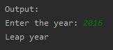 SkillPundit: Python Program To Check whether the given Year is Leap Year or Not To Check whether the given year is leap year or not SkillPundit