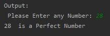 SkillPundit: Python Program To check Whether the given number is Perfect or Not To check whether the given number is perfect or not SkillPundit