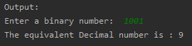 SkillPundit: Python Program To convert Binary value into Decimal number To convert Binary value into Decimal number SkillPundit