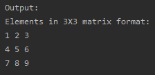 SkillPundit: Python Program to display 9 elements in 3x3 Matrix Format How to display 9 elements in 3x3 matrix format SkillPundit