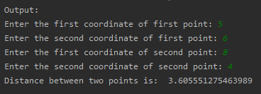 SkillPundit: Python Program To find the Distance between two points To find the Distance between two points SkillPundit