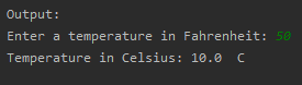 SkillPundit: Python Program To Convert Temperature in Fahrenheit into celsius To Convert temperature in fahrenheit into celsius SkillPundit