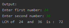 SkillPundit: Python Program To find LCM of given n numbers To find LCM of given N numbers SkillPundit