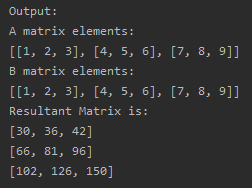 Multiplication of two matrices SkillPundit