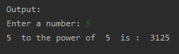 SkillPundit: Python Program To find the n power n of given number To find the n power n of given number SkillPundit