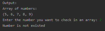 SkillPundit: Python Program To Check number Existing in given Array or Not How to Check number existing in given array or not SkillPundit