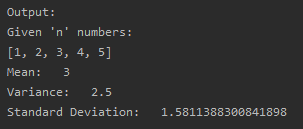 To find mean, variance and standard deviation of given number SkillPundit