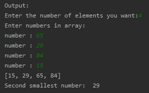 SkillPundit: Python Program To find the Second Smallest of the given numbers To find the second smallest of the given numbers SkillPundit