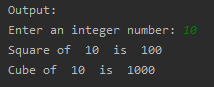 To find Square and Cube of a number SkillPundit