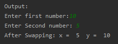 SkillPundit: Python Program To Interchanging the contents of two variables witout using temporary variable Interchanging the contents of two variables witout using temporary variable SkillPundit