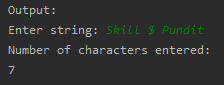 SkillPundit: Python Program To read characters continuously until $ is given number of characters To read characters continuously until $ is given number of characters SkillPundit