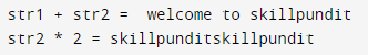 SkillPundit: Python-String-Concatenation